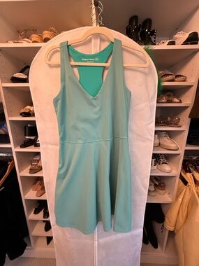 Outdoor Voices Mint Green Tennis Racerback Dress- size medium